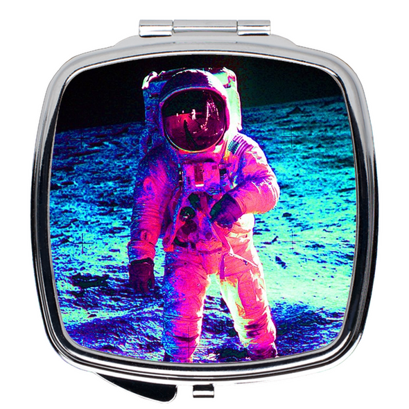 Renerded Retro Moon Man Compact Mirrors