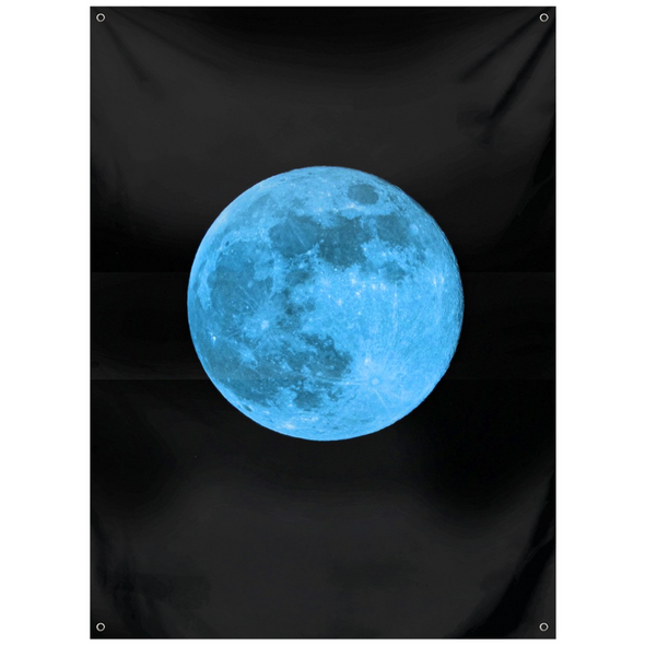 Renerded Blue Moon Tapestries