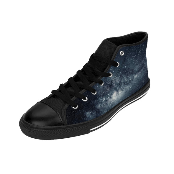 Renerded Men's High-top Galaxy Sneakers