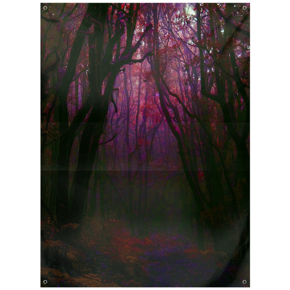 Renerded Purple Forest Tapestries