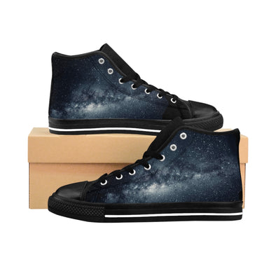 Renerded Men's High-top Galaxy Sneakers