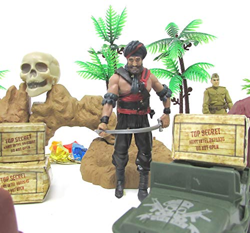 Indiana Jones 18 Piece Play Set with Random Indiana Jones Figures and Themed Accessories