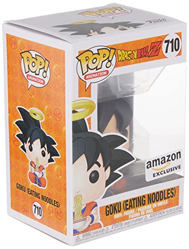 Funko Pop!: Dragonball-Z - Goku Eating Noodles, Amazon Exclusive, Multicolor