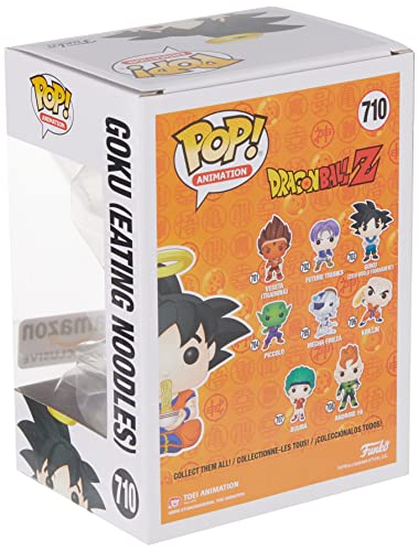 Funko Pop!: Dragonball-Z - Goku Eating Noodles, Amazon Exclusive, Multicolor