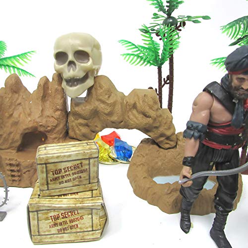 Indiana Jones 18 Piece Play Set with Random Indiana Jones Figures and Themed Accessories