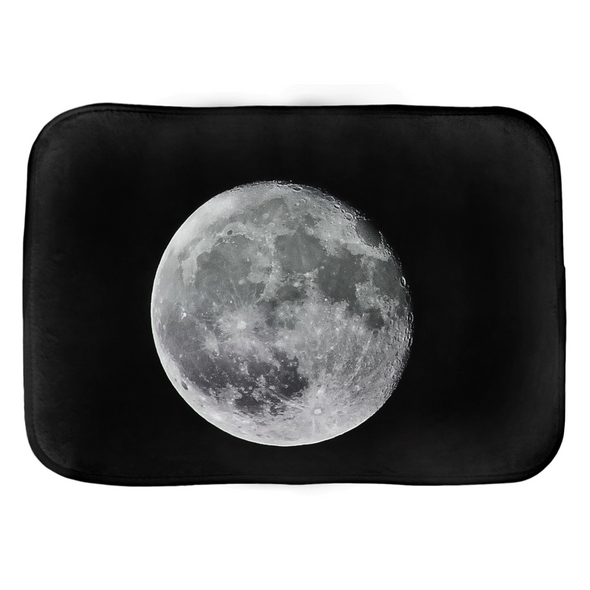 Renerded black Moon Bath Mats