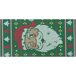 Renerded Green Santa Bath Towels