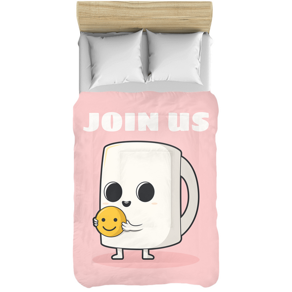 Renerded Cute Coffee Comforters