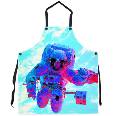 Renerded light blue astronaut Aprons