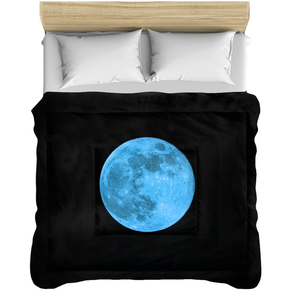 Renerded Blue Moon Black Comforters