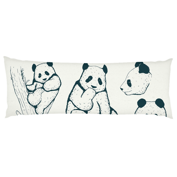 Renerded Black&White Panda Body Pillows