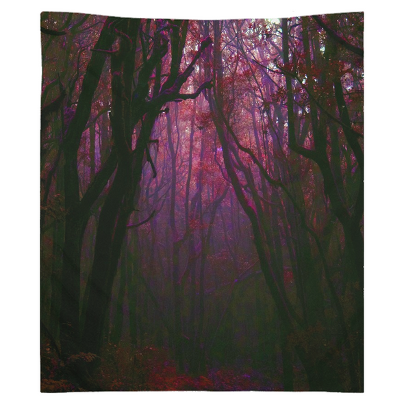 Renerded Purple Forest Tapestries