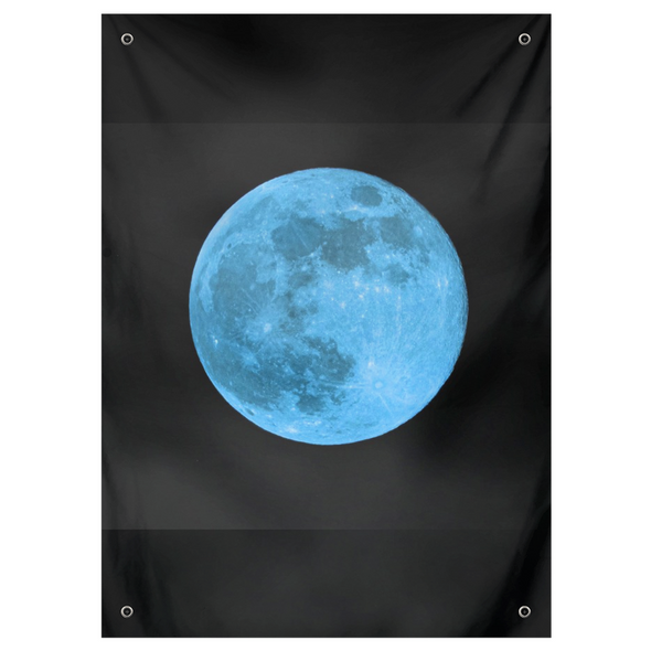 Renerded Blue Moon Tapestries