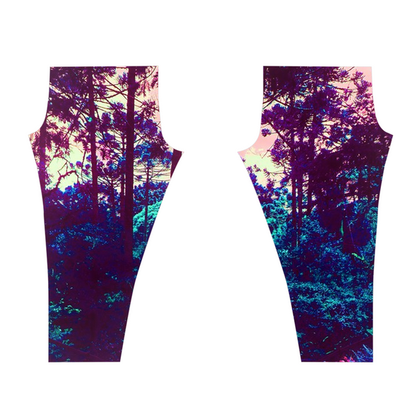 Renerded Purple Forest Leggings