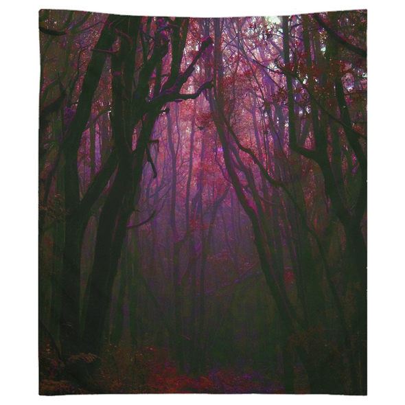 Renerded Purple Forest Tapestries