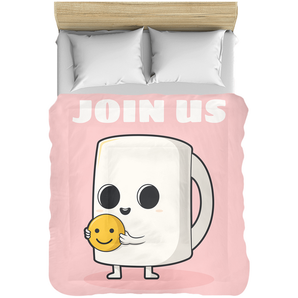 Renerded Cute Coffee Comforters