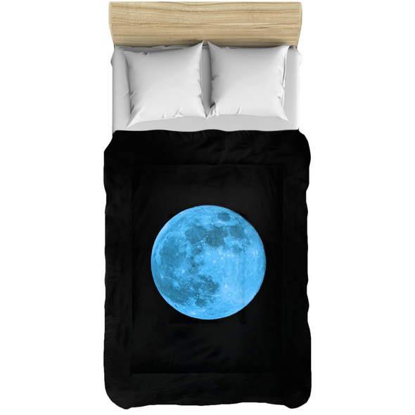 Renerded Blue Moon Black Comforters