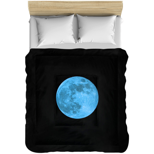 Renerded Blue Moon Black Comforters