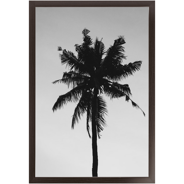 Renerded Palm Tree Economy Framed Prints