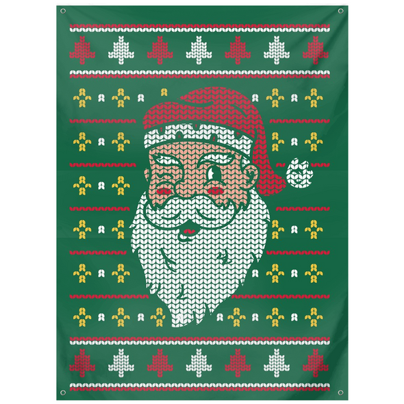 Renerded 8 Bit Santa Tapestries