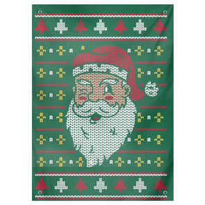 Renerded 8 Bit Santa Tapestries