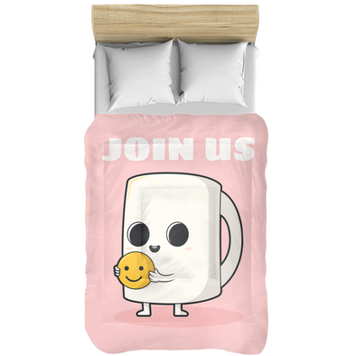 Renerded Cute Coffee Comforters