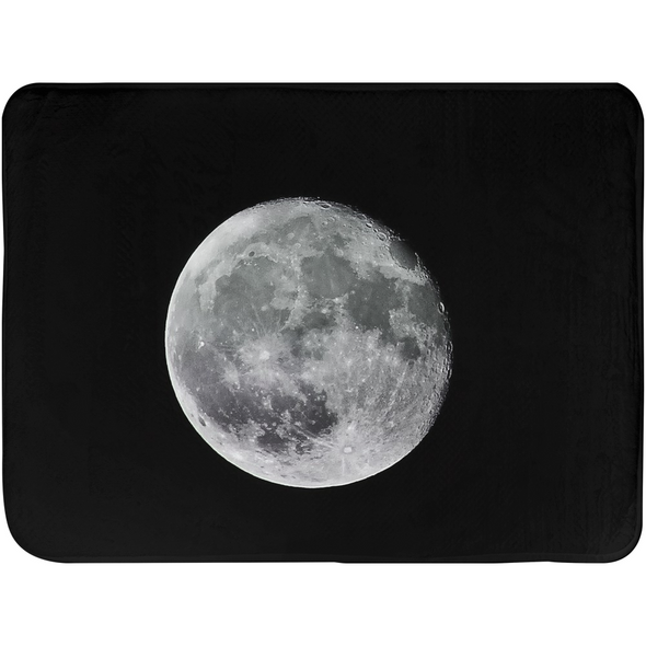 Renerded black Moon Bath Mats