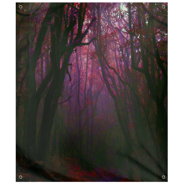 Renerded Purple Forest Tapestries