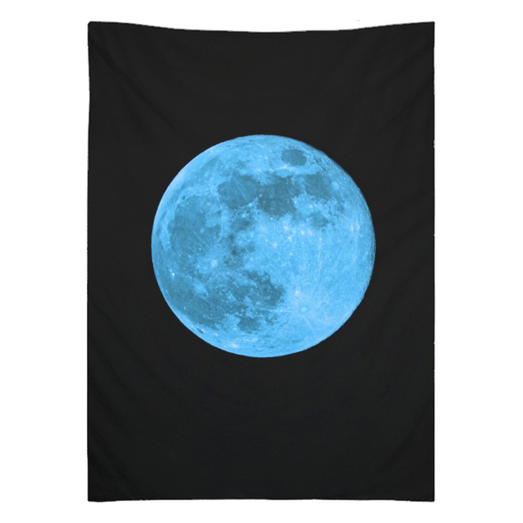 Renerded Blue Moon Tapestries