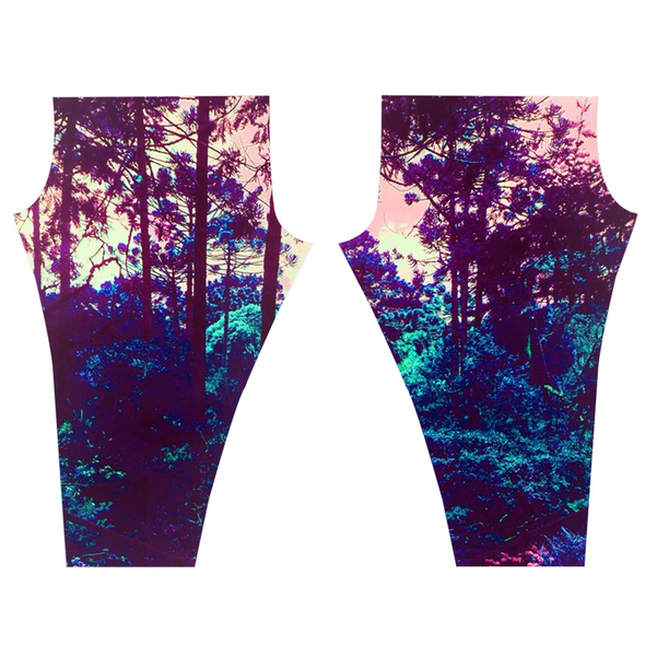 Renerded Purple Forest Leggings