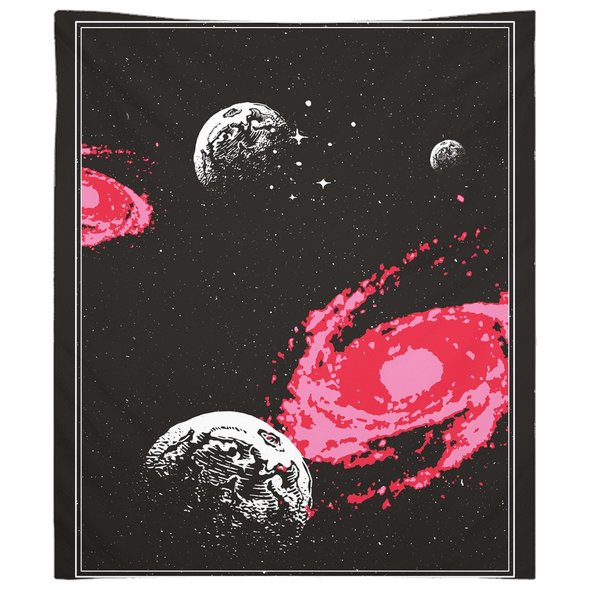 Renerded Planet Blackhole Space Tapestries