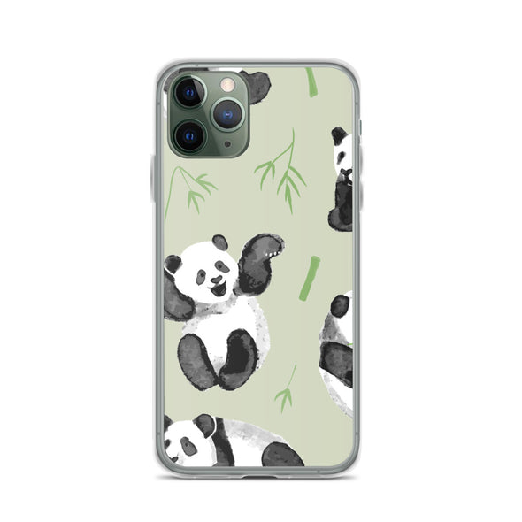 Renerded Panda Pattern iPhone Case Phone