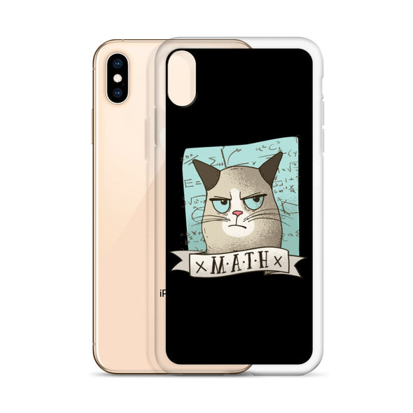 Renerded Mean Kitty Math iPhone Case