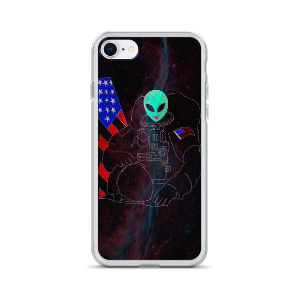 Renerded Space Alien Astronaut iPhone Case (All Current Models)