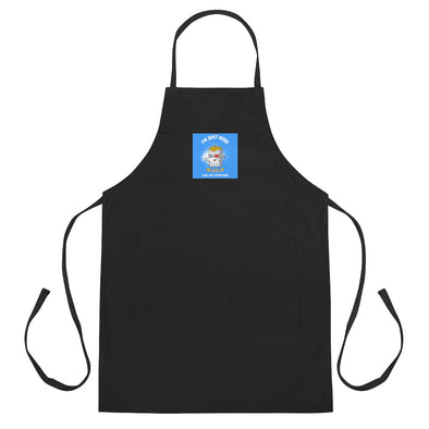 Renerded Pop Corn Guy Embroidered Apron