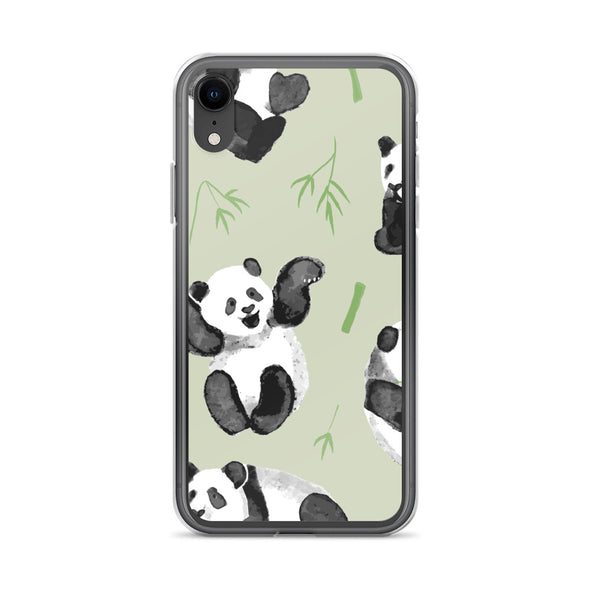 Renerded Panda Pattern iPhone Case Phone