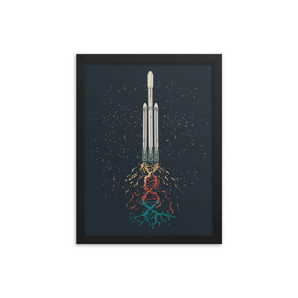 Renerded Framed Poster