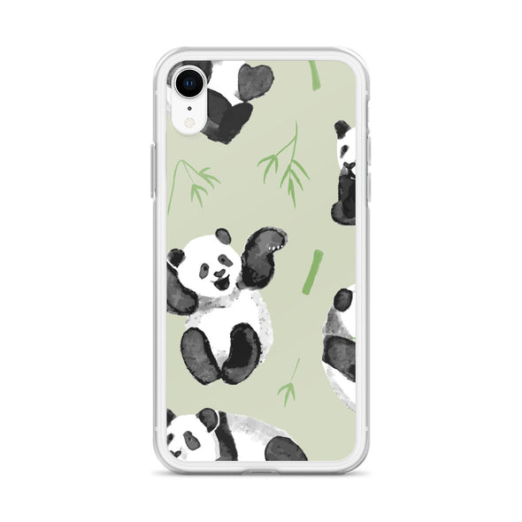 Renerded Panda Pattern iPhone Case Phone