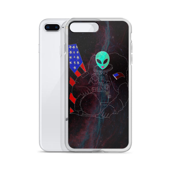 Renerded Space Alien Astronaut iPhone Case (All Current Models)