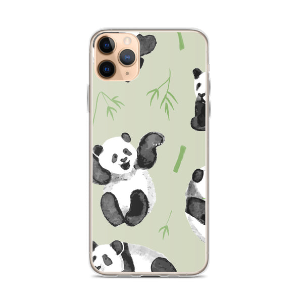 Renerded Panda Pattern iPhone Case Phone