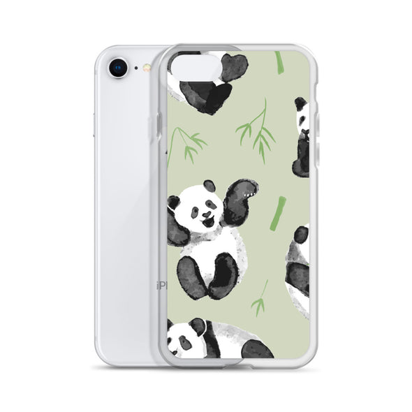 Renerded Panda Pattern iPhone Case Phone