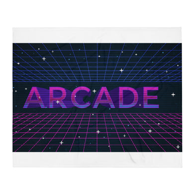 Renerded Arcade Geometric Throw Blanket