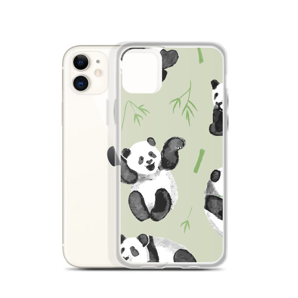 Renerded Panda Pattern iPhone Case Phone