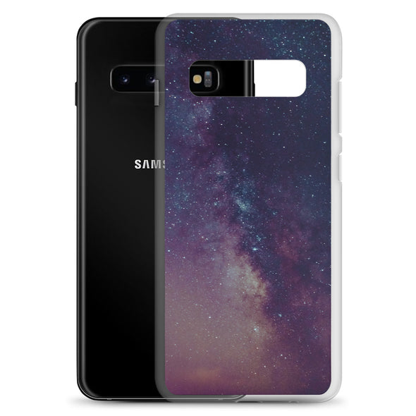 Renerded Purple Space Galaxy Samsung Phone Case