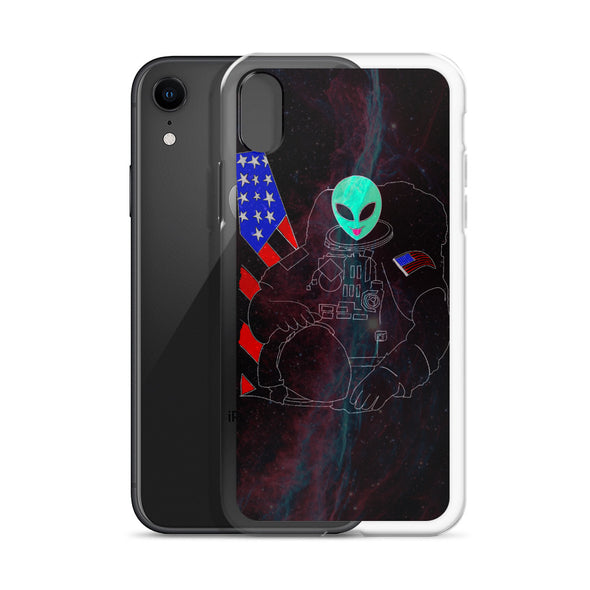 Renerded Space Alien Astronaut iPhone Case (All Current Models)