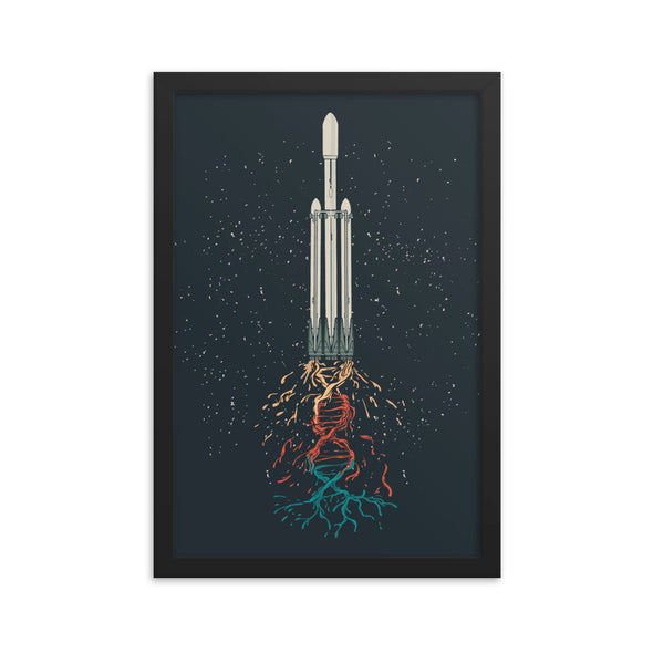 Renerded Framed Poster