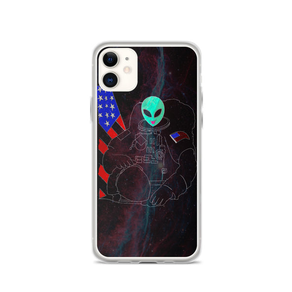 Renerded Space Alien Astronaut iPhone Case (All Current Models)