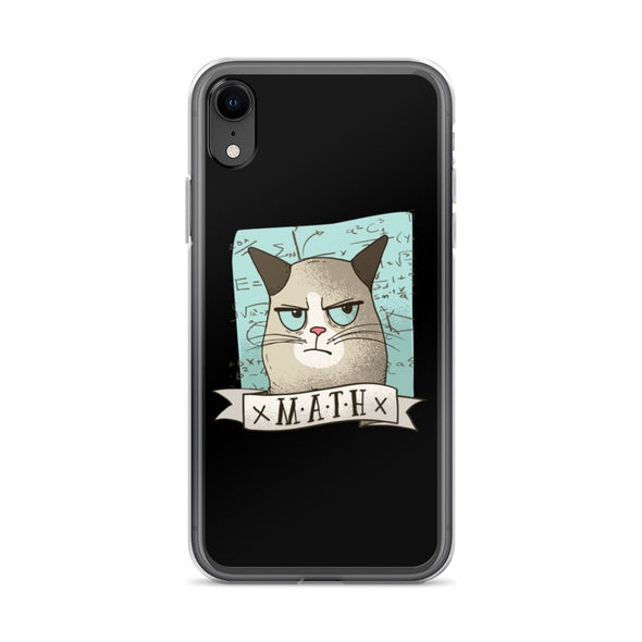 Renerded Mean Kitty Math iPhone Case