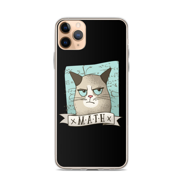 Renerded Mean Kitty Math iPhone Case