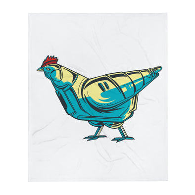 Renerded Chicken Throw Blanket